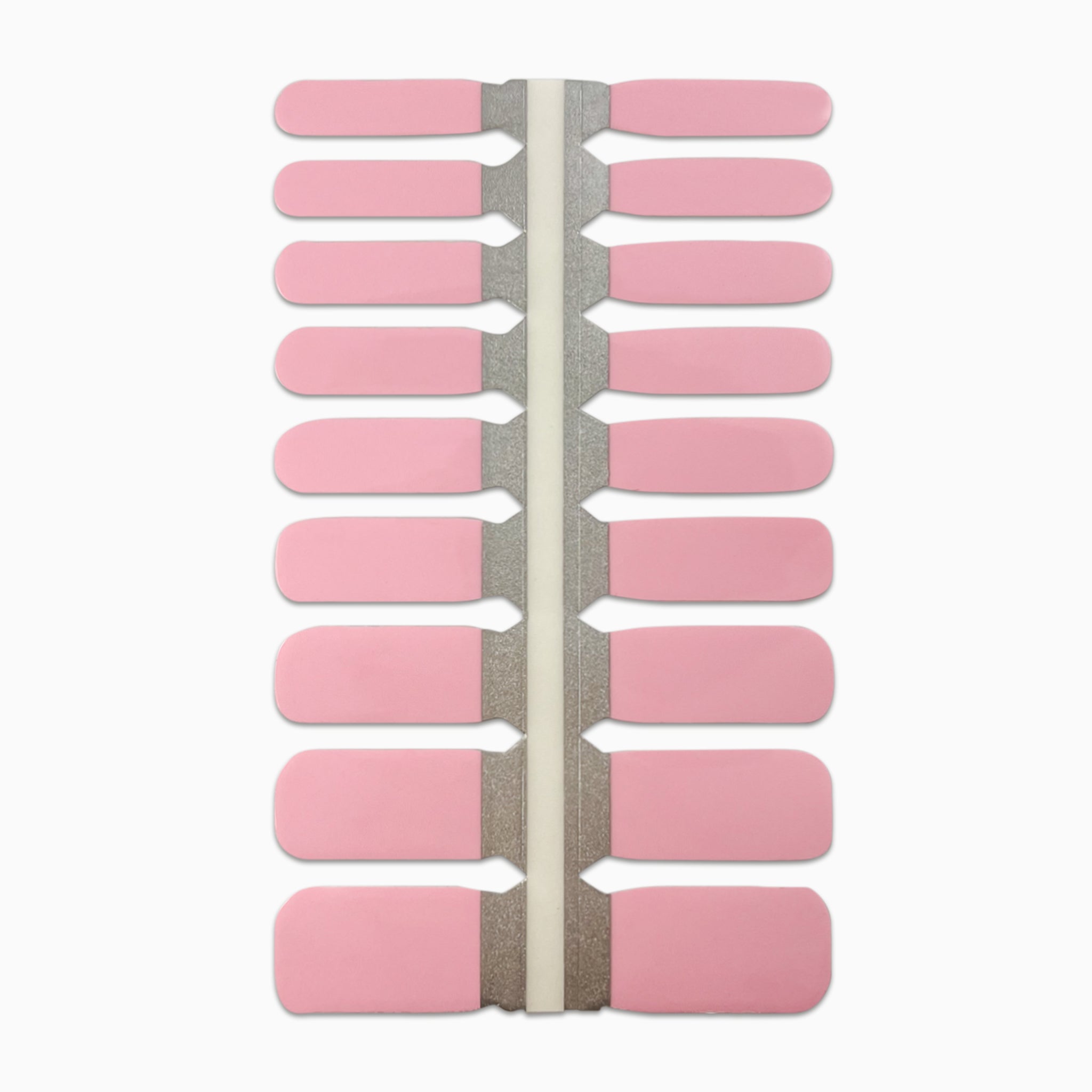 Productfoto van nagelstickers in het lichtroze voor kids op een witte achtergrond