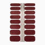 Sparkly Dark Red